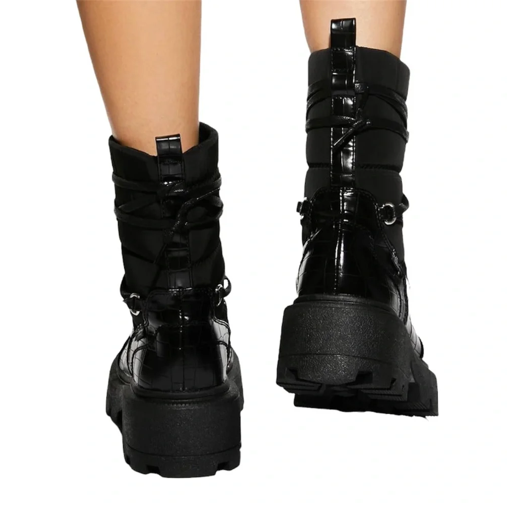 Shellys London US 9 Black Snowfall Snow Boots EU 40